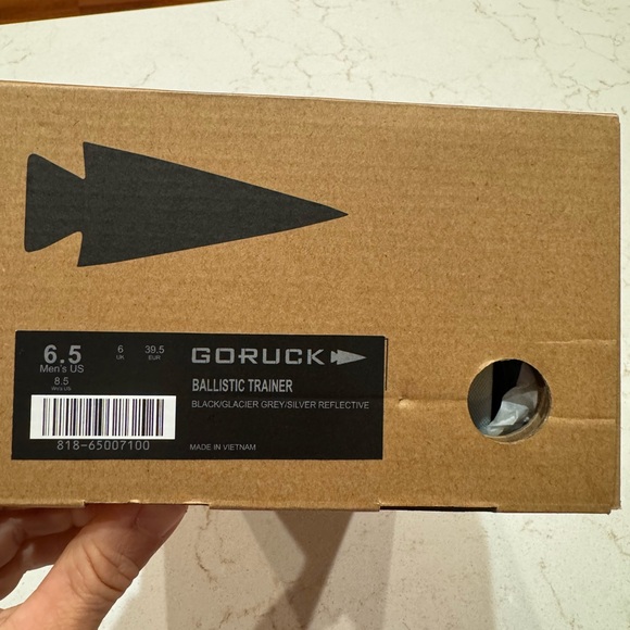 GoRuck Ballistic Trainer - New in Box. Size 6.5m/8.5w. Black/Glacier Grey - Picture 7 of 7